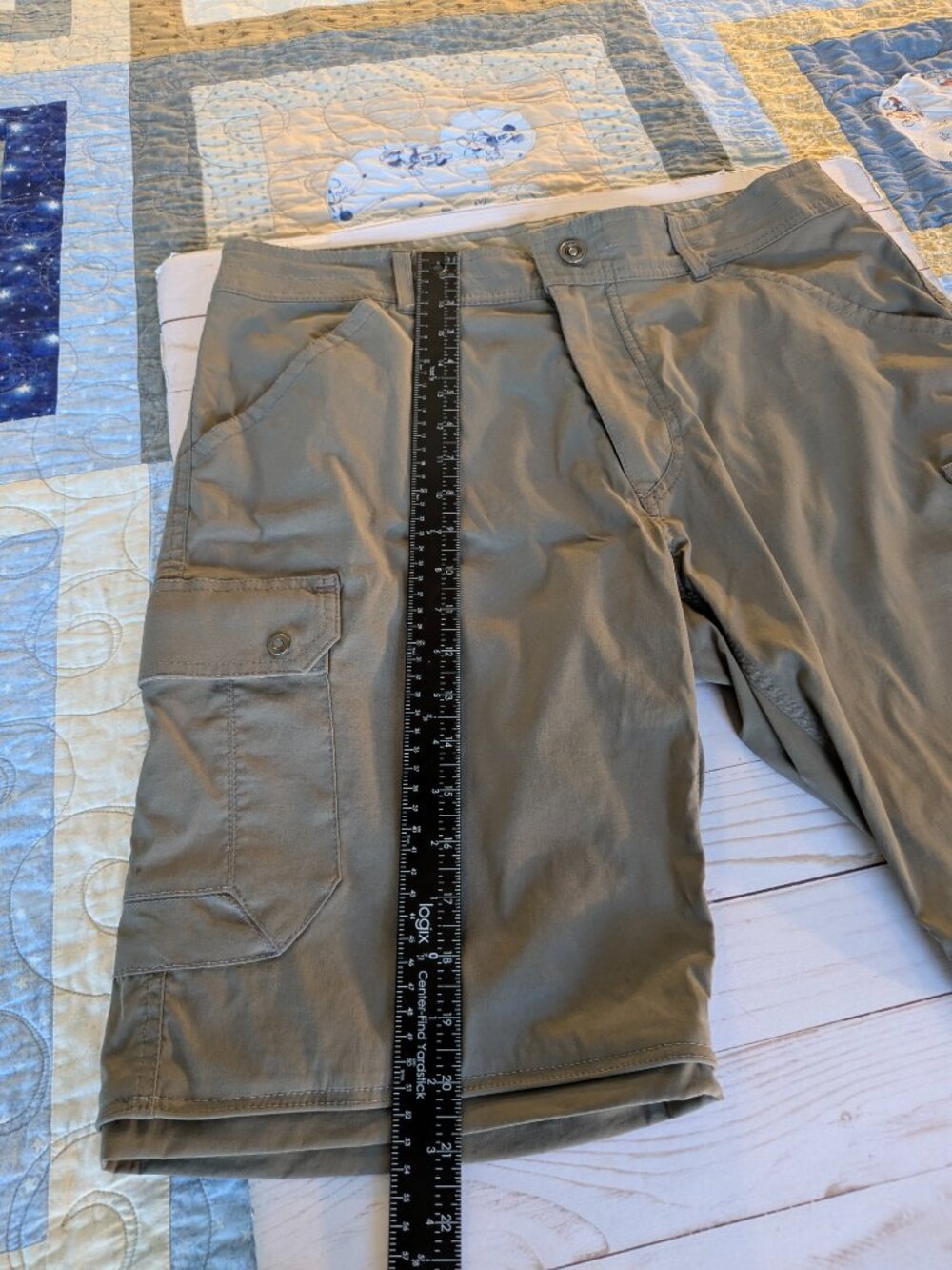 Kuhl Men's Khaki Cargo Shorts Size 34 - Picture 8 of 12